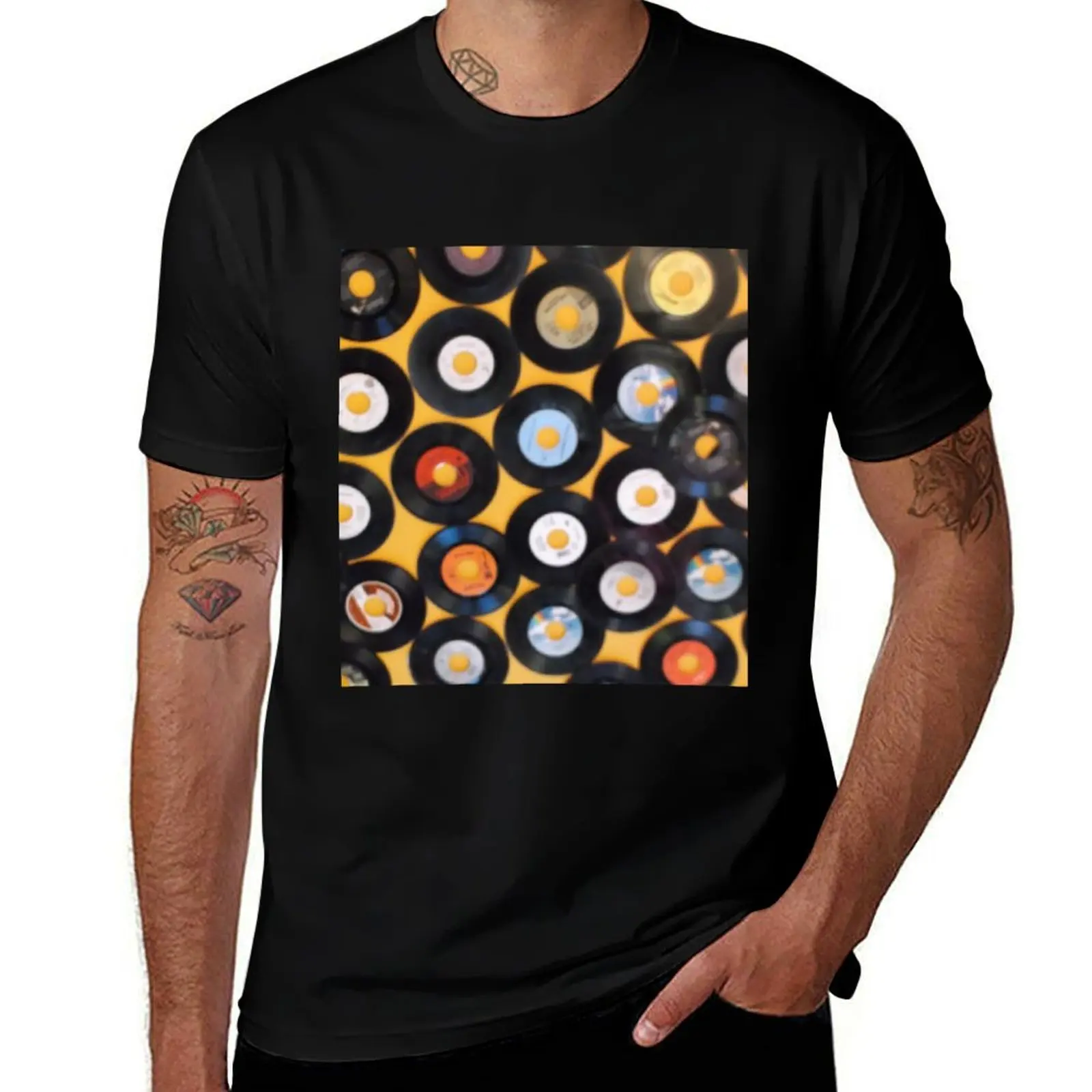 

music for shirts 45 for Vinyl man shirts pack printed t records t shirts man T-Shirt for t white inch man pack cotton