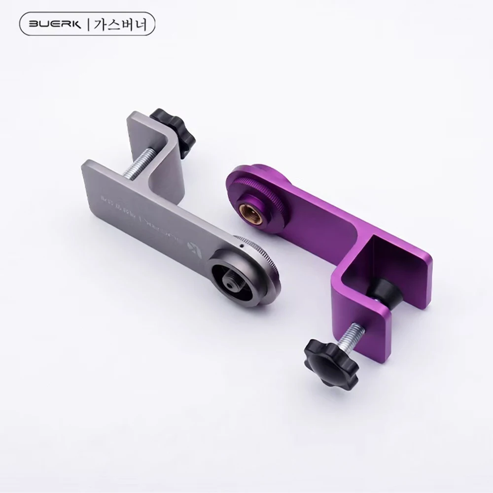 BUERK Flat Gas Cylinder Lamp Stove Head Heating Stove Table Fixing Fixture Outdoor Camping Desktop Expansion Accessories - view 6
