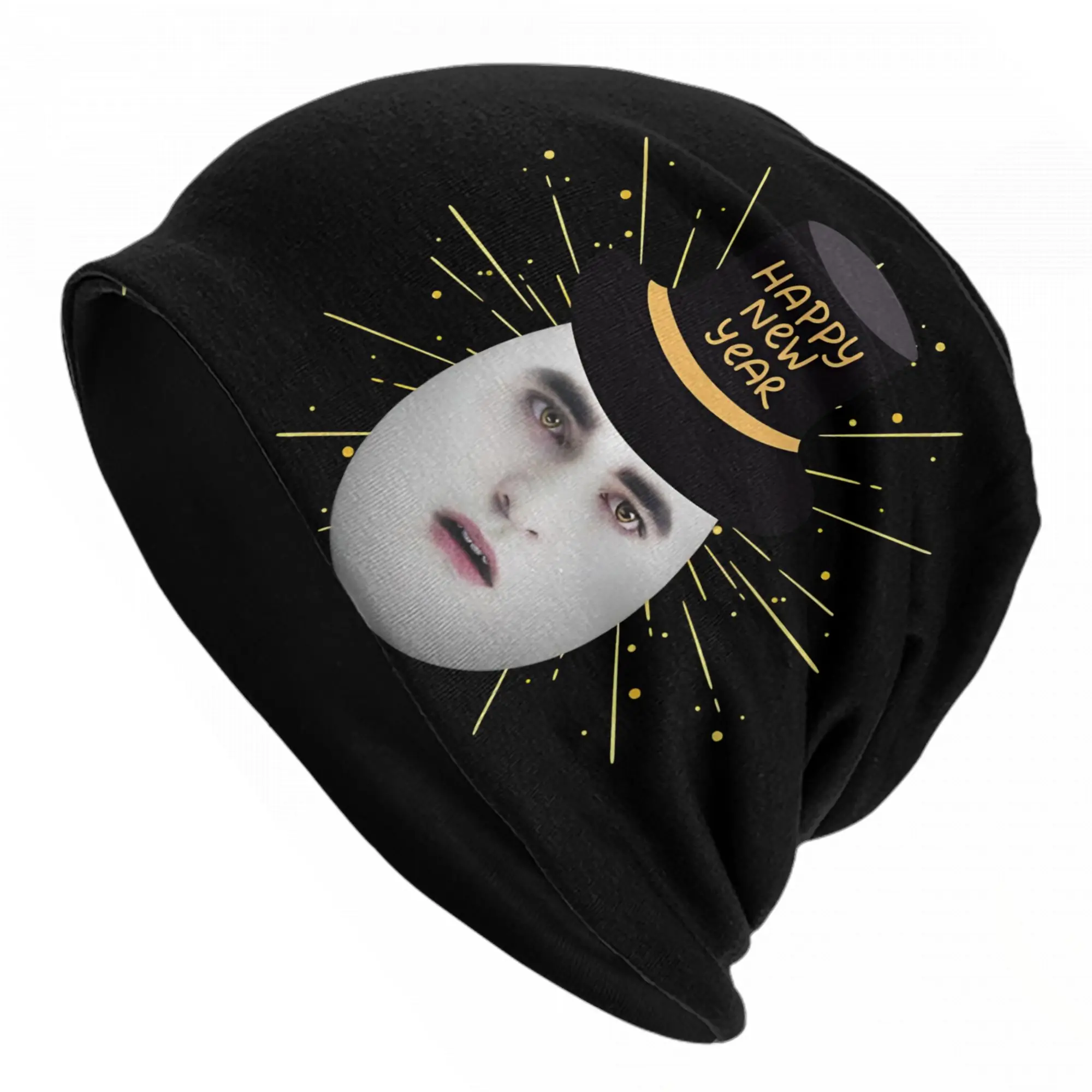New Years Eggward Cap Twilight Edward Cullen Vintage Autumn Winter Ski Skullies Beanies Hats Summer Warm Dual-use Bonnet Hat