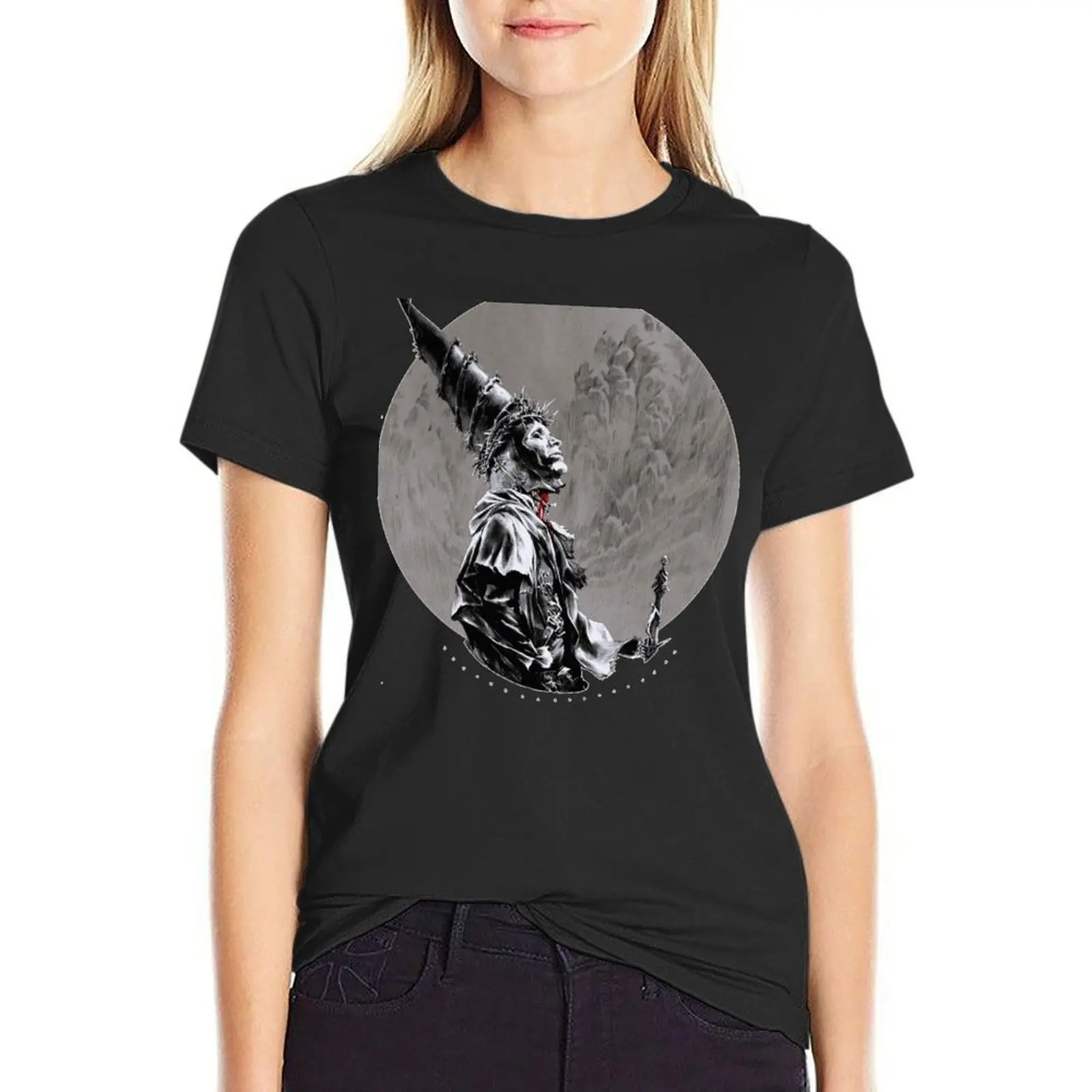 

Blasphemous indie pop art T-Shirt sweat summer top kawaii clothes Women's tee shirt