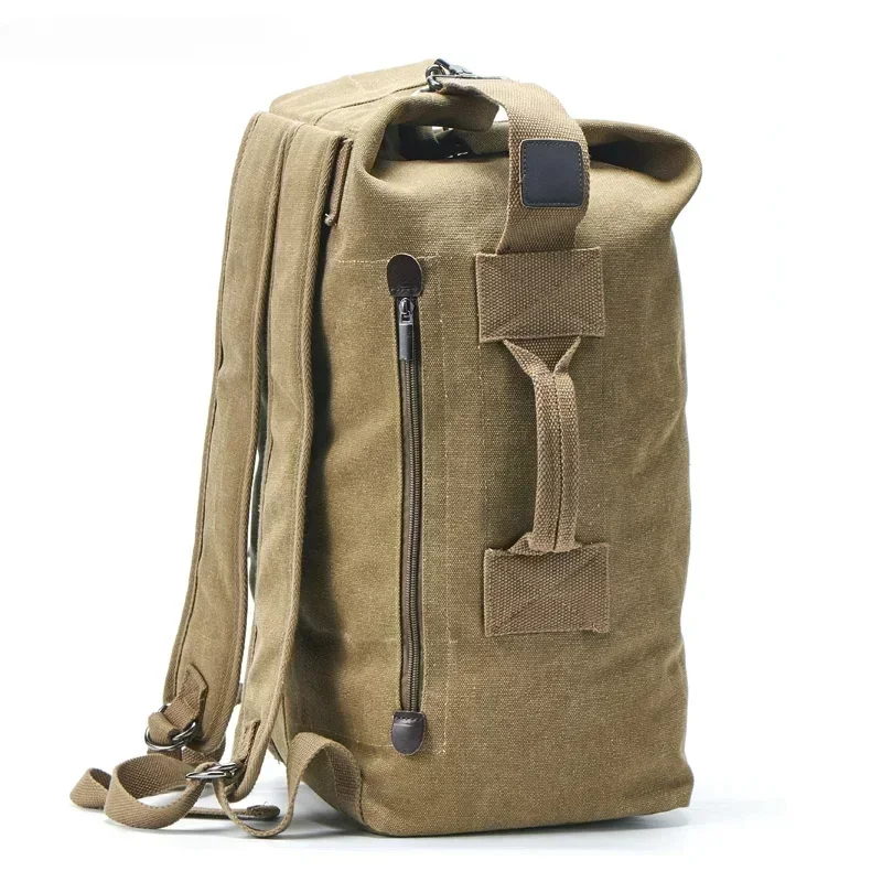 

Large Capacity Rucksack Man Travel Bag Mountaineering Backpack Male Luggage Canvas Bucket Shoulder Bags for Boys Men Backpacks