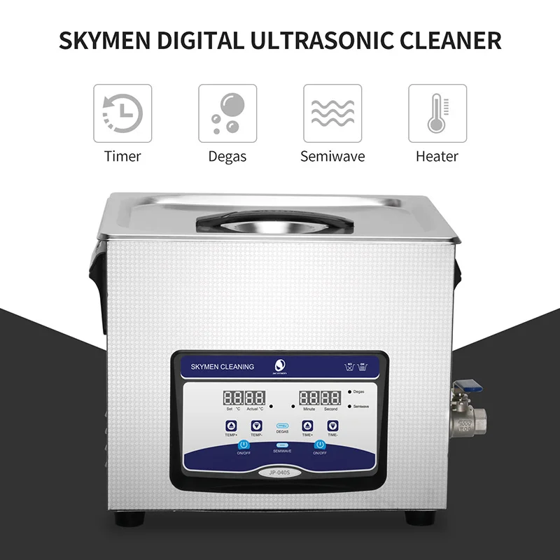 Skymen JP-040S 10L Digital Heater Timer Medical Lab Instrument Ultrasonic Cleaner