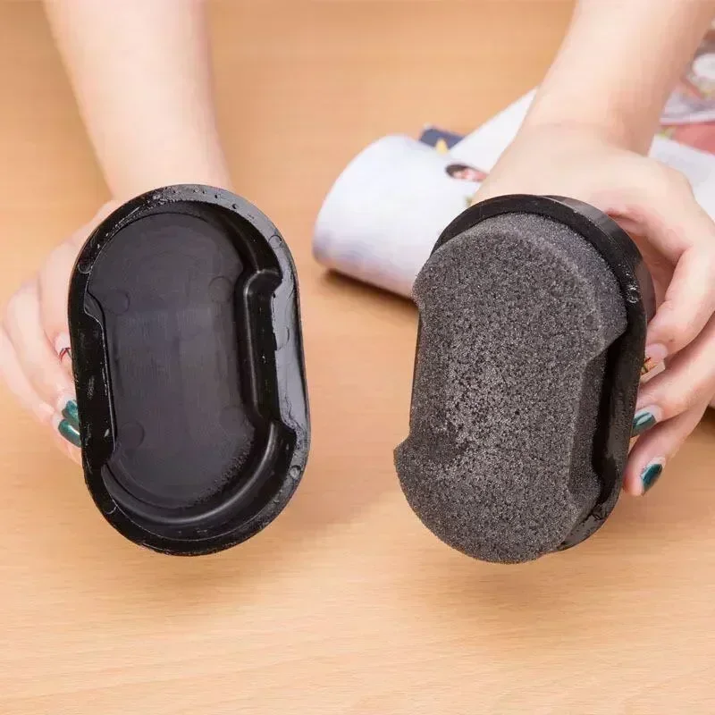 2PCS Quick Polish Double-sided Leather Shoe Brush Polish Brush Shoe Maintenance Brightening Cleaning Duster Sponge Wipe