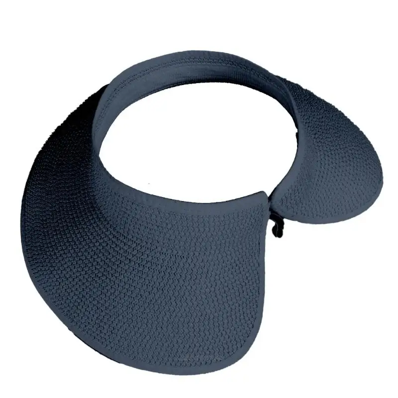 X5xa klassisch breit geknimmte Sonnenvisoren für Frauen, perfekt für Strandferien und Outdoor -Abenteuer