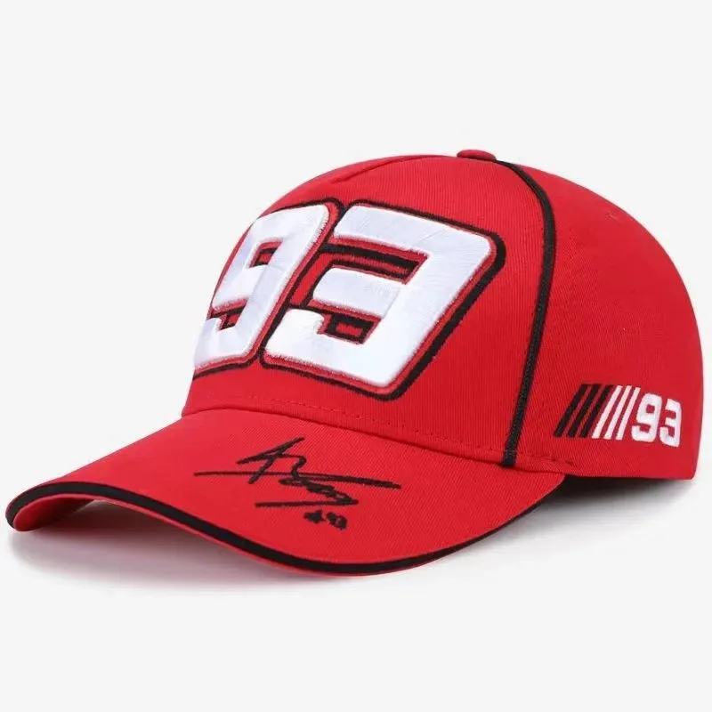 Racing Fashion New 93 Motorcycle Baseball Cap Motocross Rider Visor High Quality Handsome Cap