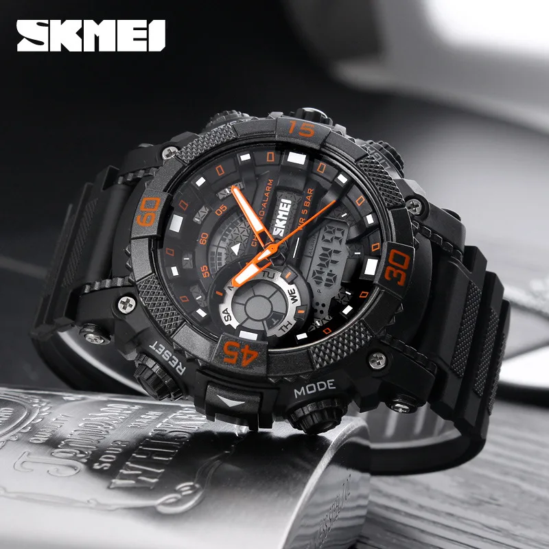 Skmei Waterproof Men's Electronic Watch Genuine Personalized Outdoor Sports Multi-Functional Male Student Watch