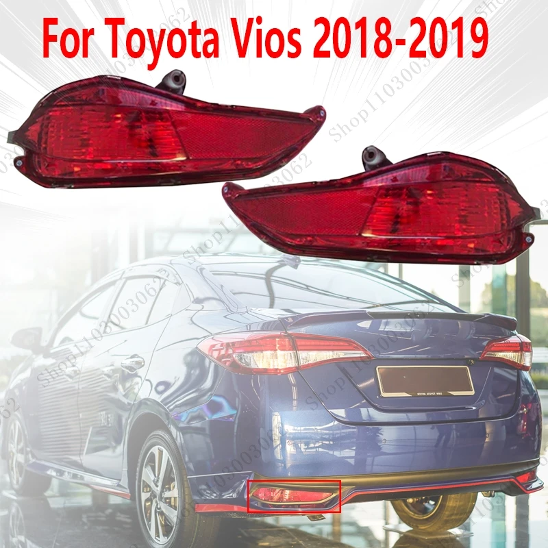 

Задний фонарь для Toyota Vios 2018-2020, автомобильный внешний задний указатель поворота, парковочный сигнал, фонарь заднего хода 81580-0D060 81590-0D060