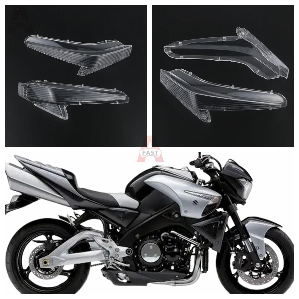 For Suzuki B-King 1300 GSX1300BK GSX1300 BK 2008-2012 Motorcycle Accessories Clear Front Lens Turn Signal Lamp Indicator Lights