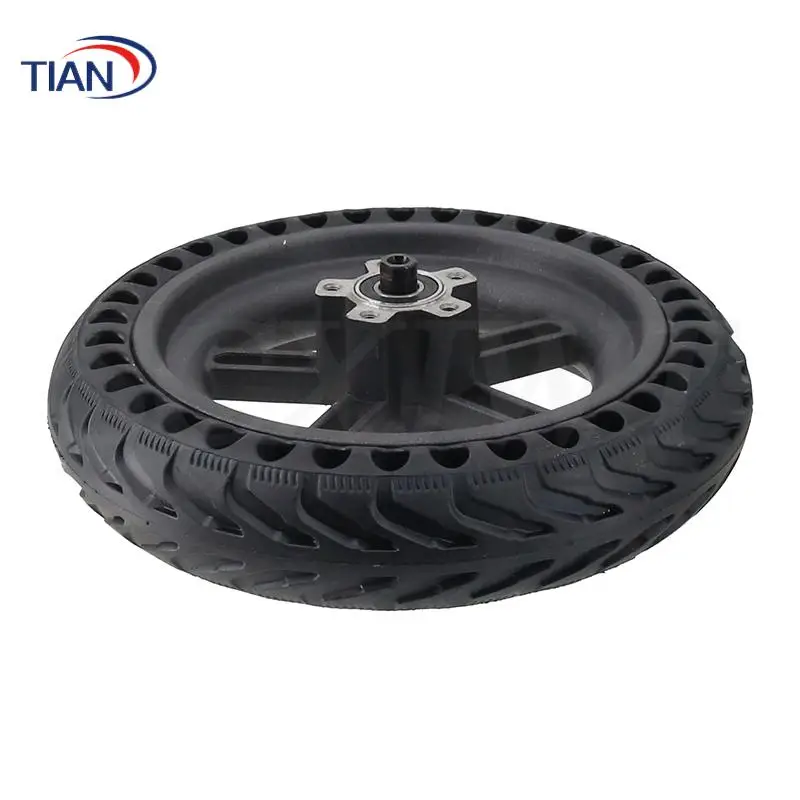 New Durable 8.5-Inch Honeycomb Solid Wheel with 5-Hole Hub – Ideal Replacement Rear Tire Accessory for Electric Scooters Hot