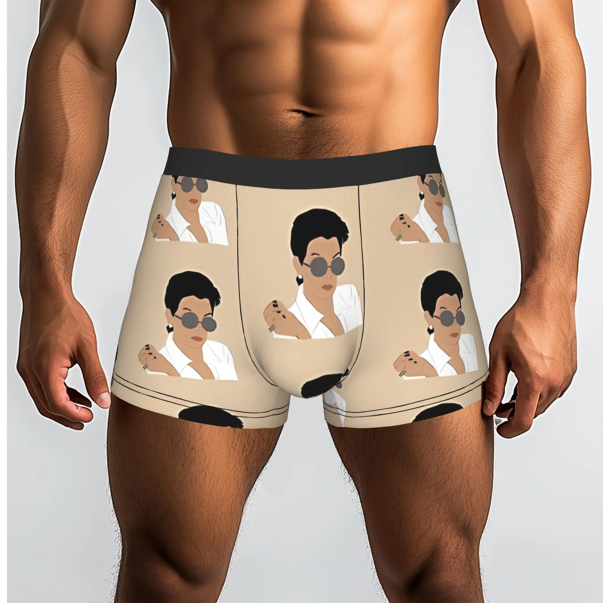 Kris Jenner Meme Draw K-Kris Jenner Underpants Homme Panties Men's Underwear Comfortable Shorts Boxer Briefs