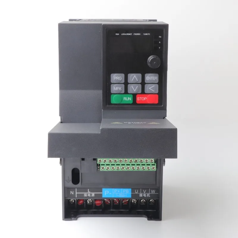 HE100 7.5KW entrée ca 220V sortie 380V variateur de fréquence Variable onduleur contrôleur de vitesse de fréquence Variable