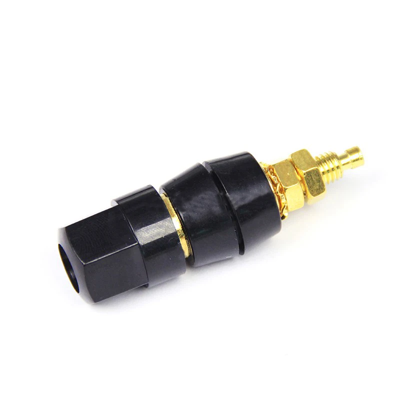 1pair(black+red) Terminals Red Black Connector Amplifier Terminal Binding Post Banana Speaker Plug Jack Adapter Socket