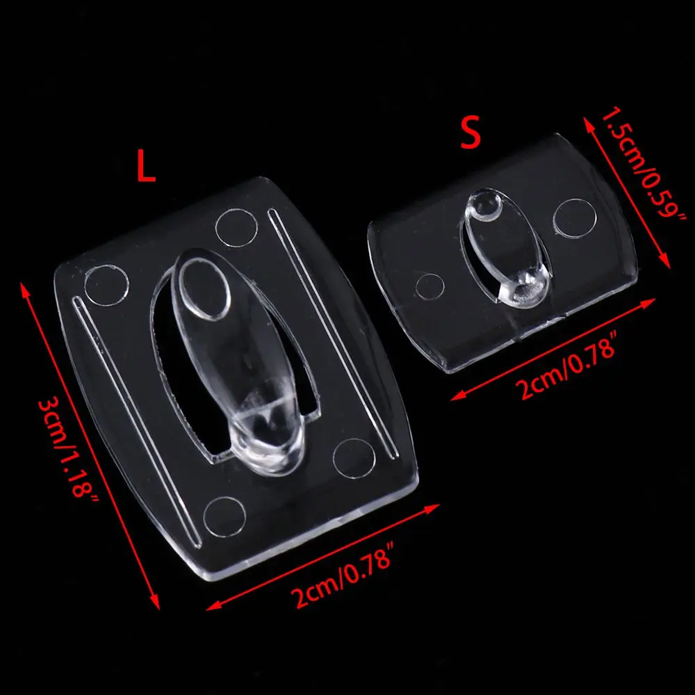 Kitchen Wall Bedroom Wall Transparent Removable Hook Strong Seemless Christmas Cable Clamp Adhesive Hook hook rack