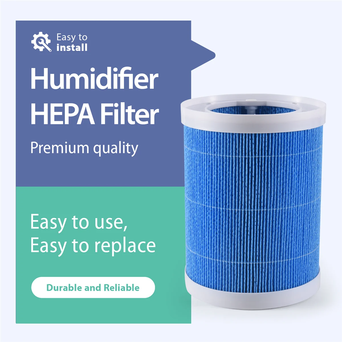 ABRG สําหรับ XIAOMI MIJIA Pure Smart Evaporative Humidifier ตัวกรอง HEPA Part Pack สําหรับ CJSJSQ01DY ตัวกรองความชื้น