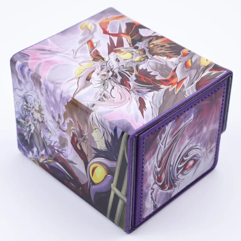 YuGiOh Serziel Watcher of The Evil Eye Self Made Leather Card Storage Box Center Card Anime Classics Game Collection Cards Toy