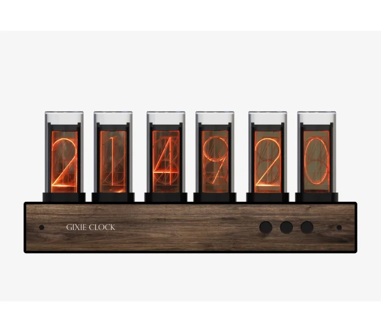 Steins Gate Divergence Meter 8-Tube Analog Clock El Psy Kongroo Desk Decor
