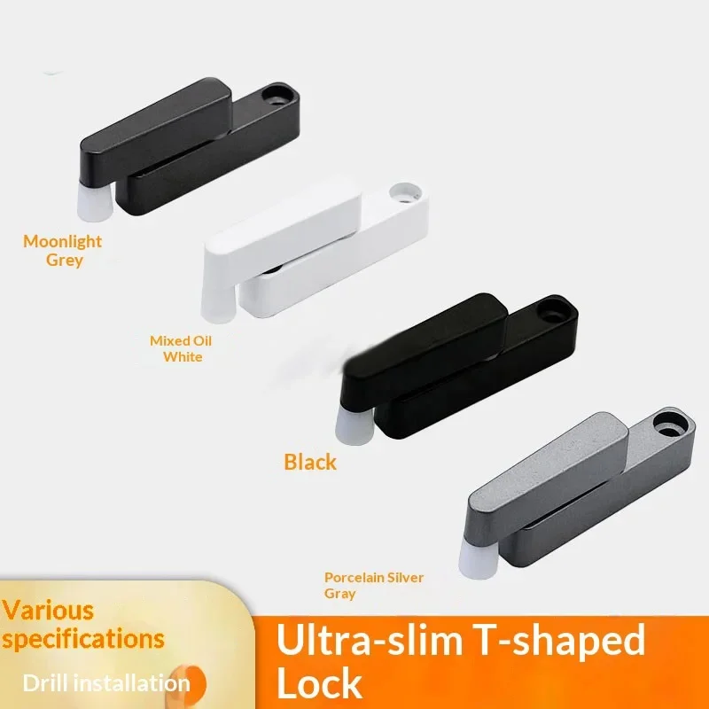 Plastic-Steel Aluminum Alloy Limiter Anti-Theft Window Glass Sliding Door Protective Lock Installation Kit