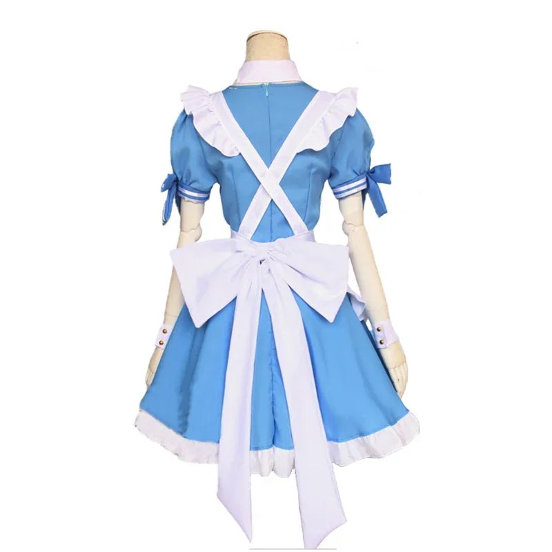 Amime é o pedido um coelho kafuu chinois empregada cosplay traje bonito lolita vestido de empregada para meninas mulher garçonete festa