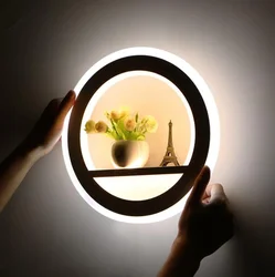 AC85-265V Modern Home Bedside Wall Lamps 33W Bedroom Wall Lights LED Corridor Sconce Living Room Lamp Indoor Decor Hotel