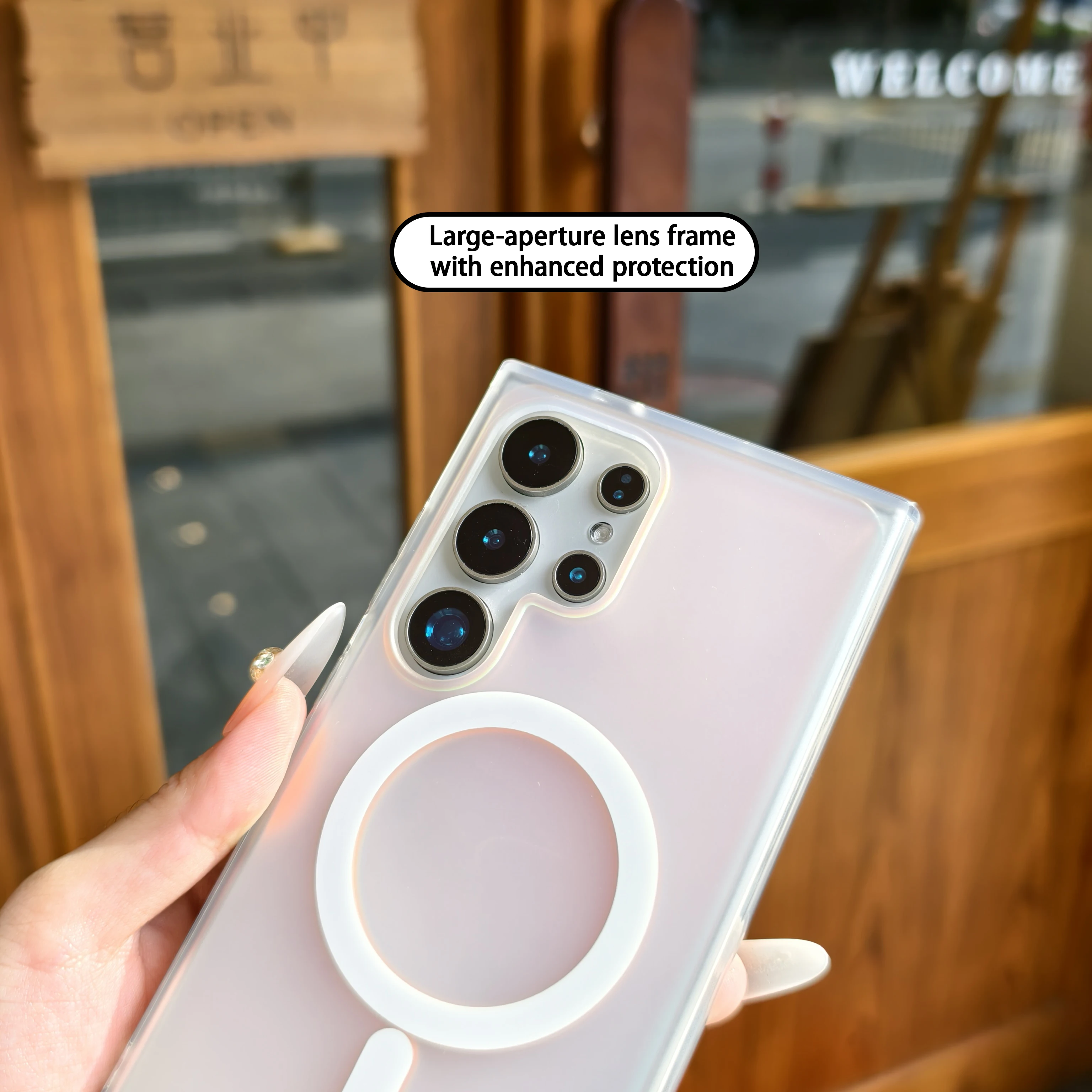 Funda protectora de lujo a prueba de golpes que cambia de color, exfoliante solar, atracción magnética para Samsung Galaxy S25 S24FE S23.