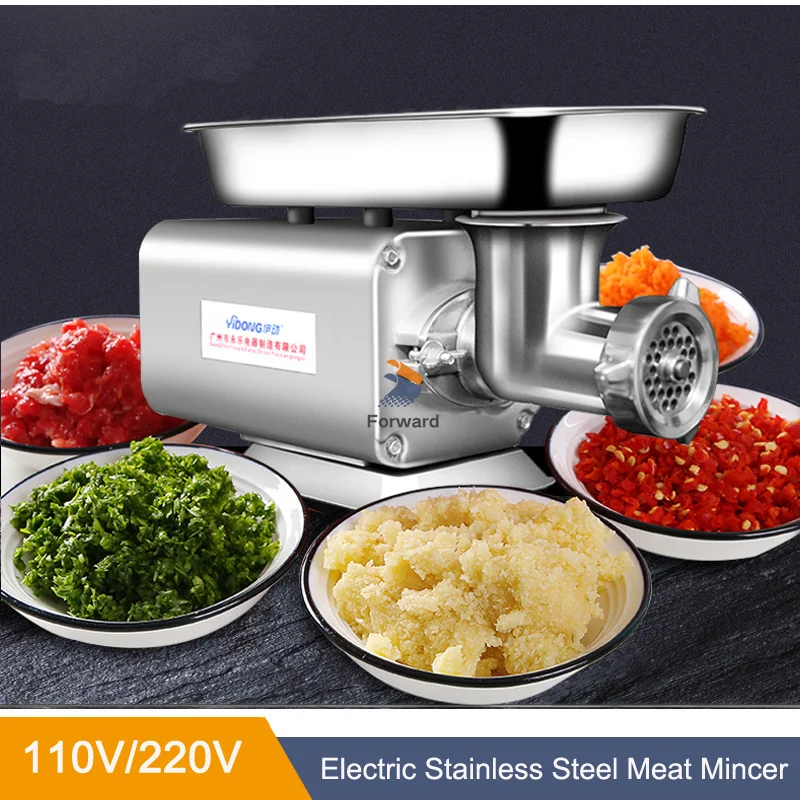 Mincer Electric Meat Grinder Commercial Sausage Stuffer 110V 220V Heavy Duty Stainless Steel Chopper