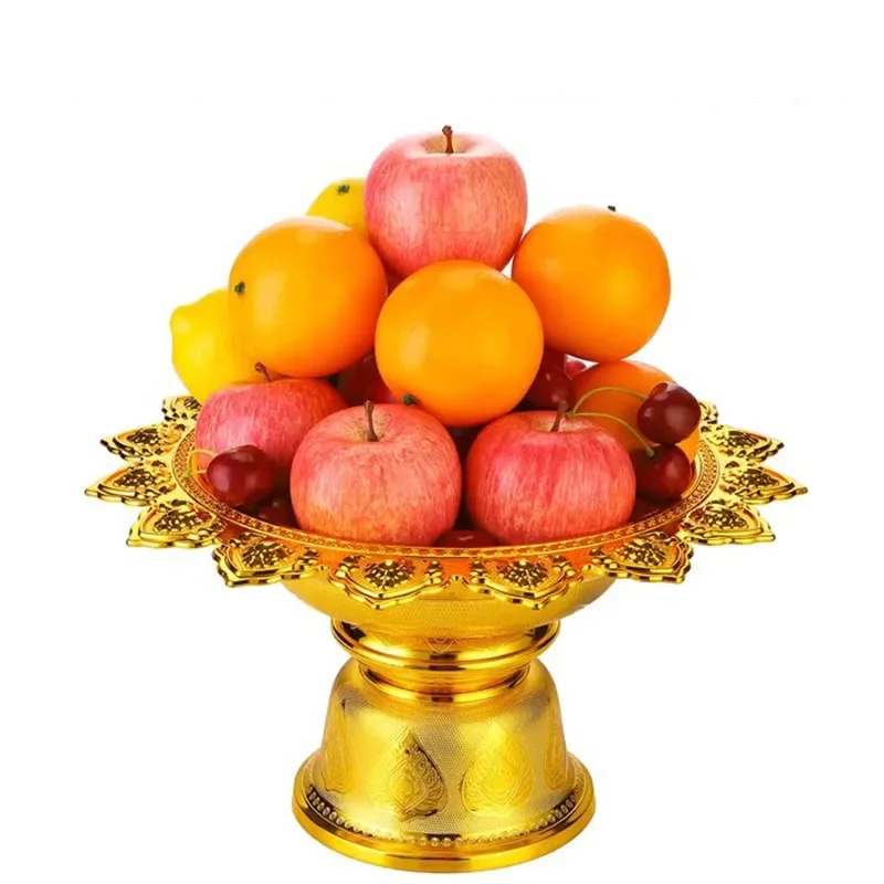 1 pc plastic Fruit tray Buddhist Hall kitchen Living room supplies Temple Sacrifice home decoration Feng Shui Accessories gifts