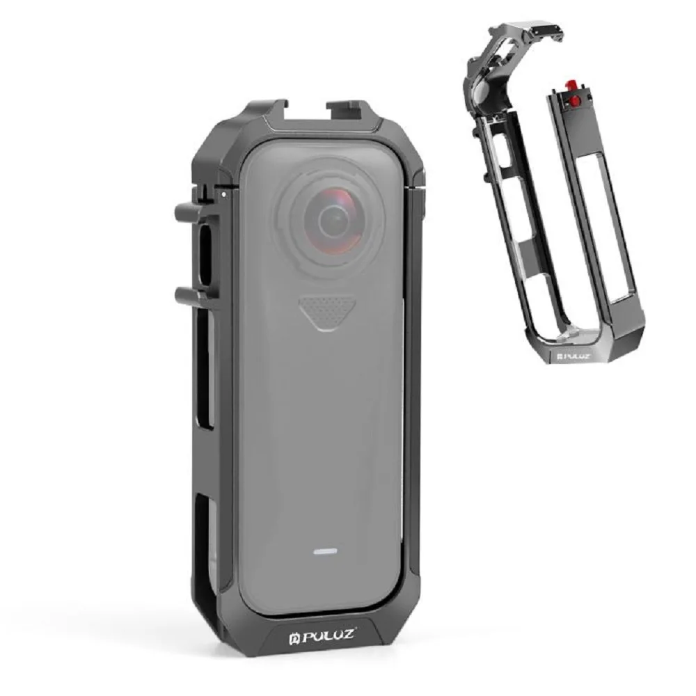 Metal Camera Vertical Cage For Insta360 X4 Air 2025 Camera Protection Camera Housing Frame Case with Cold Shoe Magnetic Base