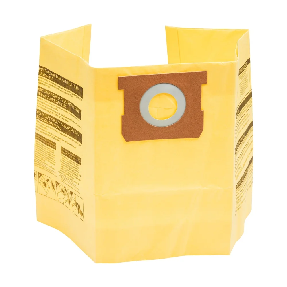 أكياس جمع الغبار عالية الكفاءة 3 عبوات من المكانس الجافة الرطبة سعة 4-9 جالون متوافقة مع معظم العلامات التجارية ومخفض مسببات الحساسية للترشيح