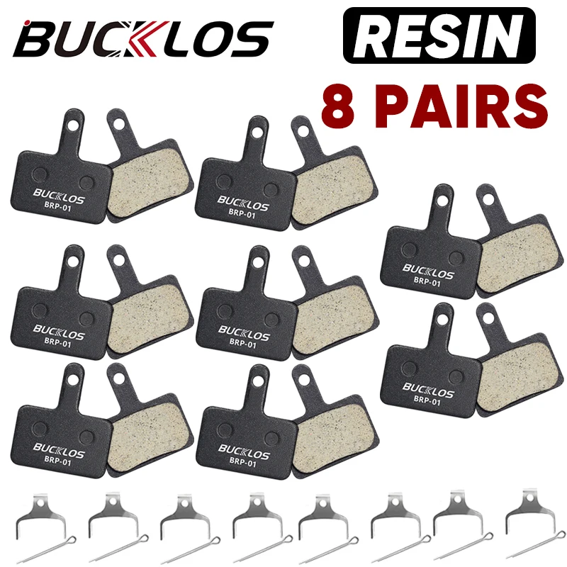 BUCKLOS Harz Scheibenbremsbelag Für SHIMANO B01S Verschleißfeste Hydraulische Bremsbeläge MTB Bremsbeläge für B03S B05S Radfahren Teile