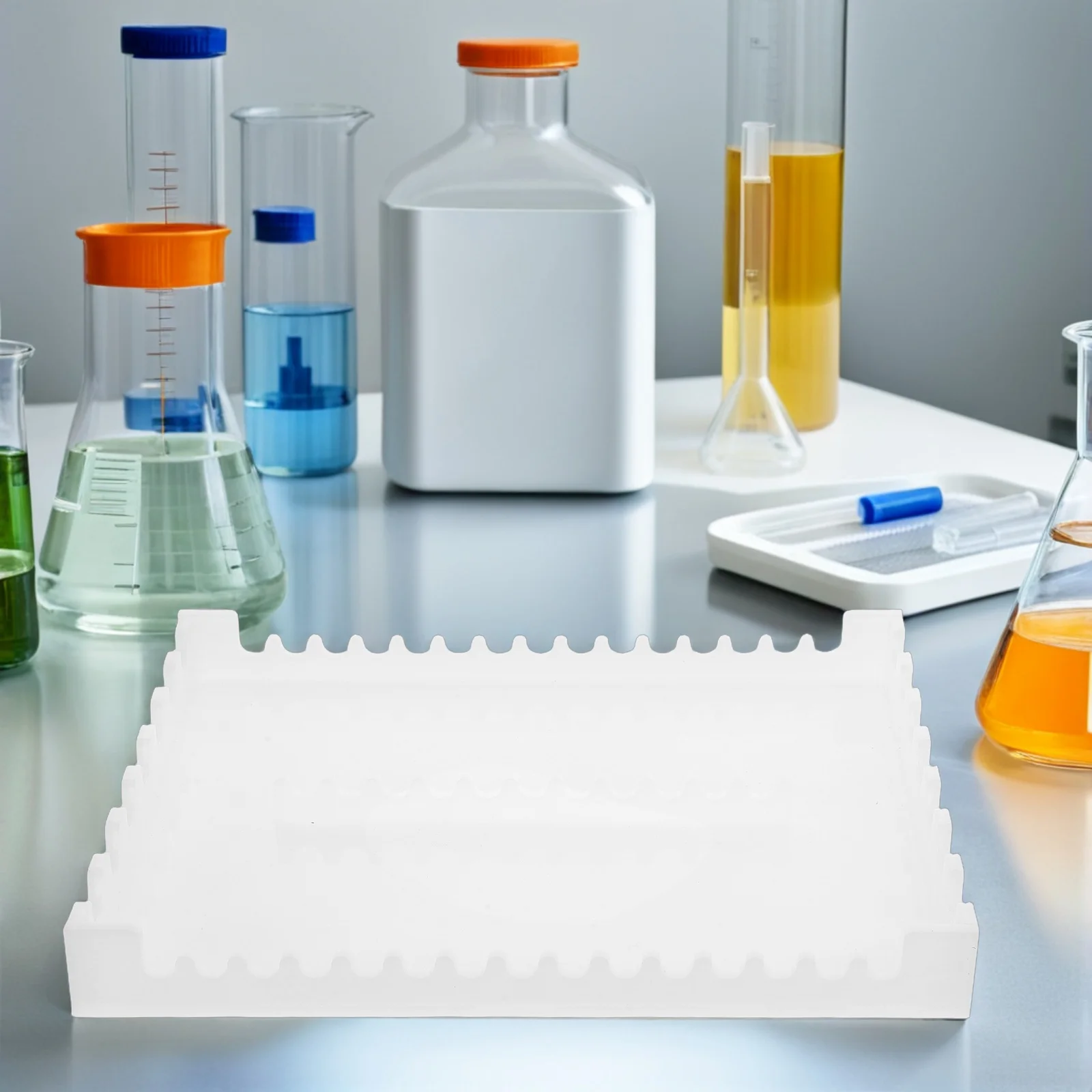 Acrylic Transparent Pipette Stand Sample Racks Lab Drying Rack Test Tube Organizer Multipurpose Serological Pipet