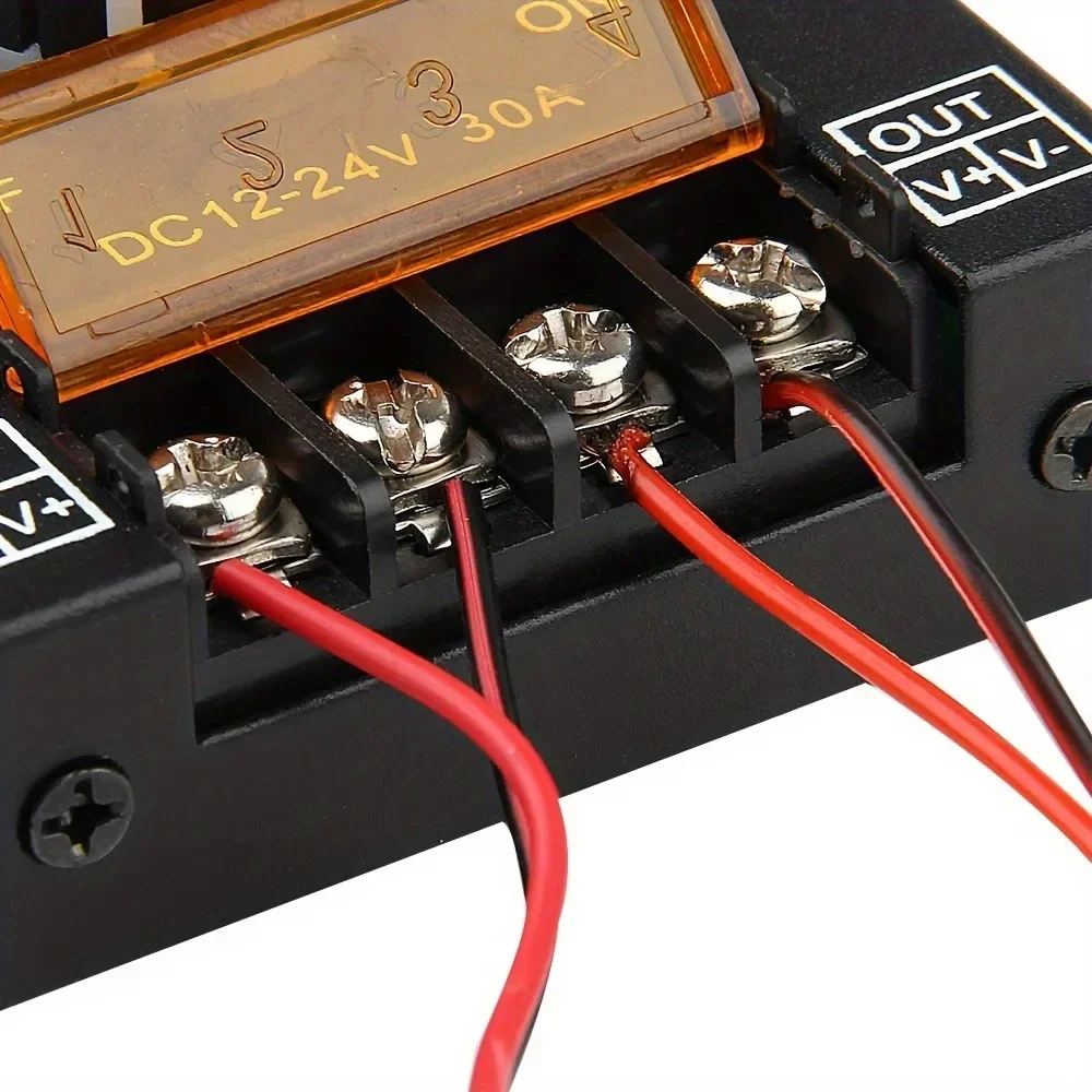 DC 12V-24V LED Dimmer Switch 30A LED Monochrome Controller PWM Digital Stepless Dimming for Lamp Strip Single Color Lamp image 4