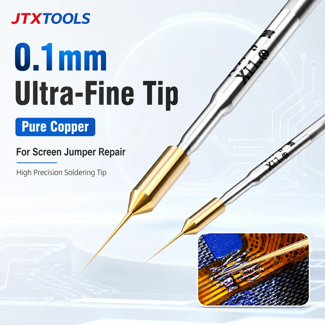 JTX S1 0.1mm Non-Magnetic Ceramic Tin Scraper Mobile Phone Motherboard BGA Solder Scraping Glue Adhesive Removal Repair Tool Kit