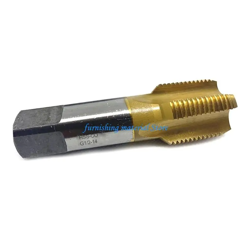 

Y5GD Precise Cut Cobalt Pipe Thread Tap 3/8" Drill Bit for Smooth Chip Removal