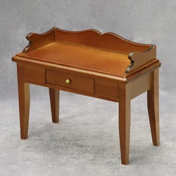 1:12 1:12 Dollhouse MiniatureDesk Table Office Des Furniture Model Ornaments Office Desk Living Room Home Decor Toy