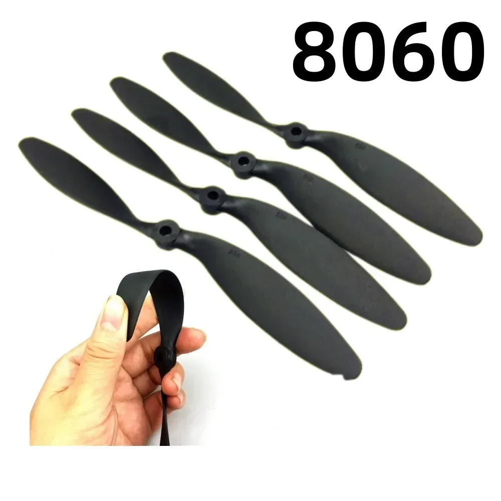 10PCS/Lot 8060 Propeller Glass fiber & nylon Props for 1400KV motor SU27 F22 F330 RC Airplane Quadcopter Propellers Blades