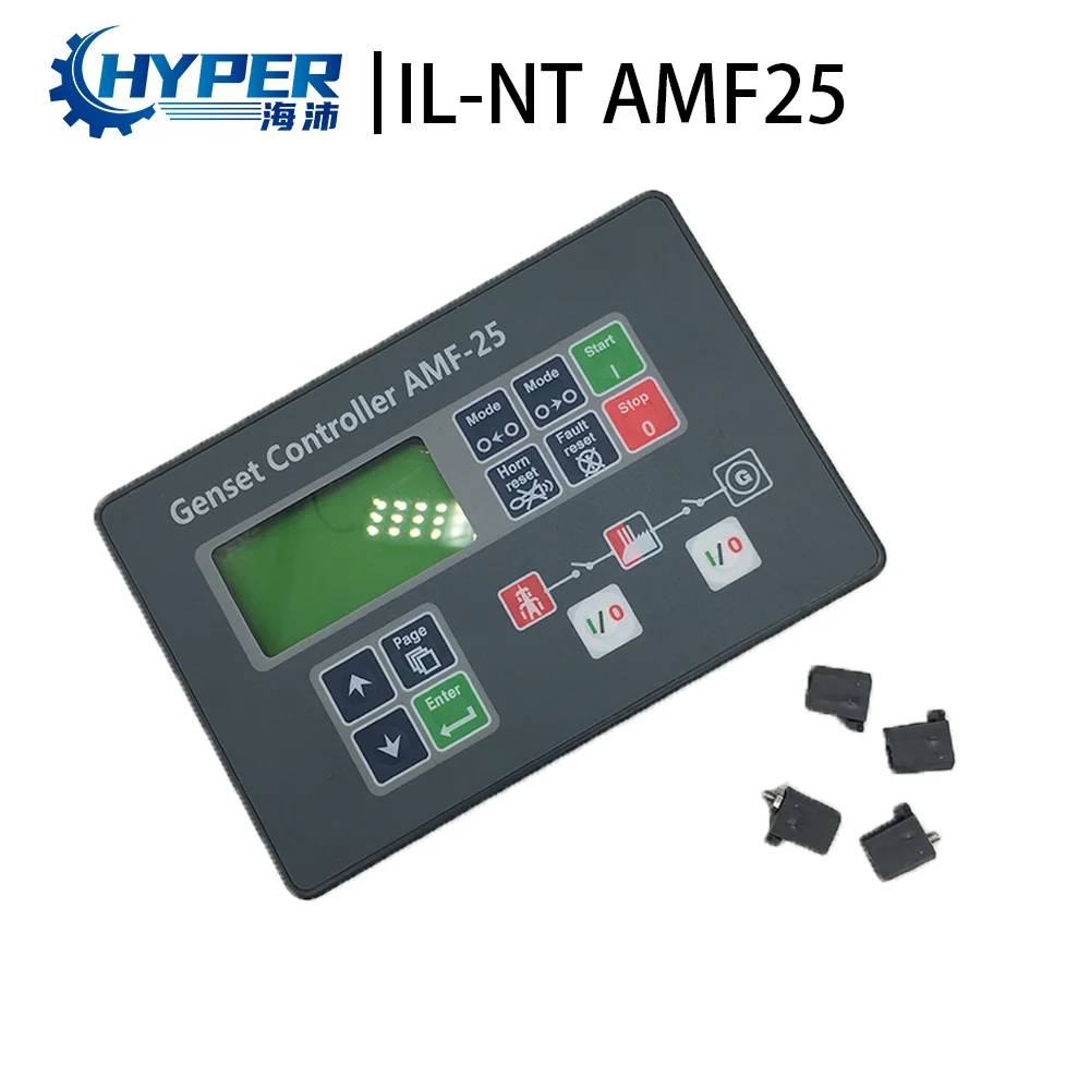 

IL-NT AMF25 Copy Diesel Genset Controller AMF-25 Generator Auto Start Stop Control Module LCD Display Compatible Wit
