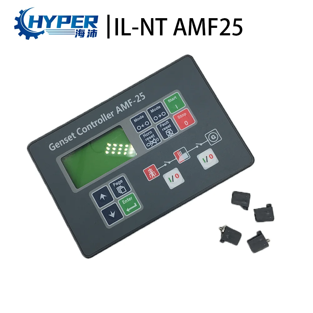 IL-NT AMF25 Copy Diesel Genset Controller AMF-25 Generator Auto Start Stop Control Module LCD Display Compatible Wit