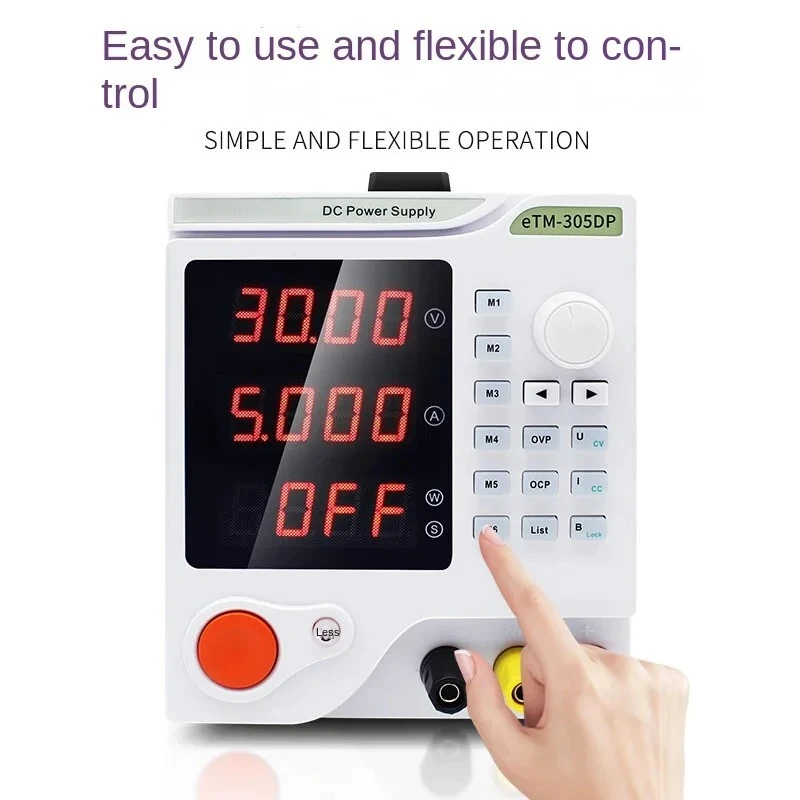 Programmable DC Regulated Power Supply Adjustable Voltage Programmable Power Supply High Precision