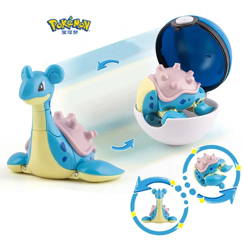 Original Pokemon Elf Ball Spielzeug Taschenmonster Figuren Modell Pikachu Gengar Elf Ball Dragonite Snorlax Lapras Kinder Spielzeug