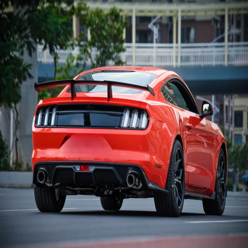 High Quality CMST GT Carbon Spoiler Fit for Mustang S550 2.3 3.0 2014-2017 Auto Upgrade Parts