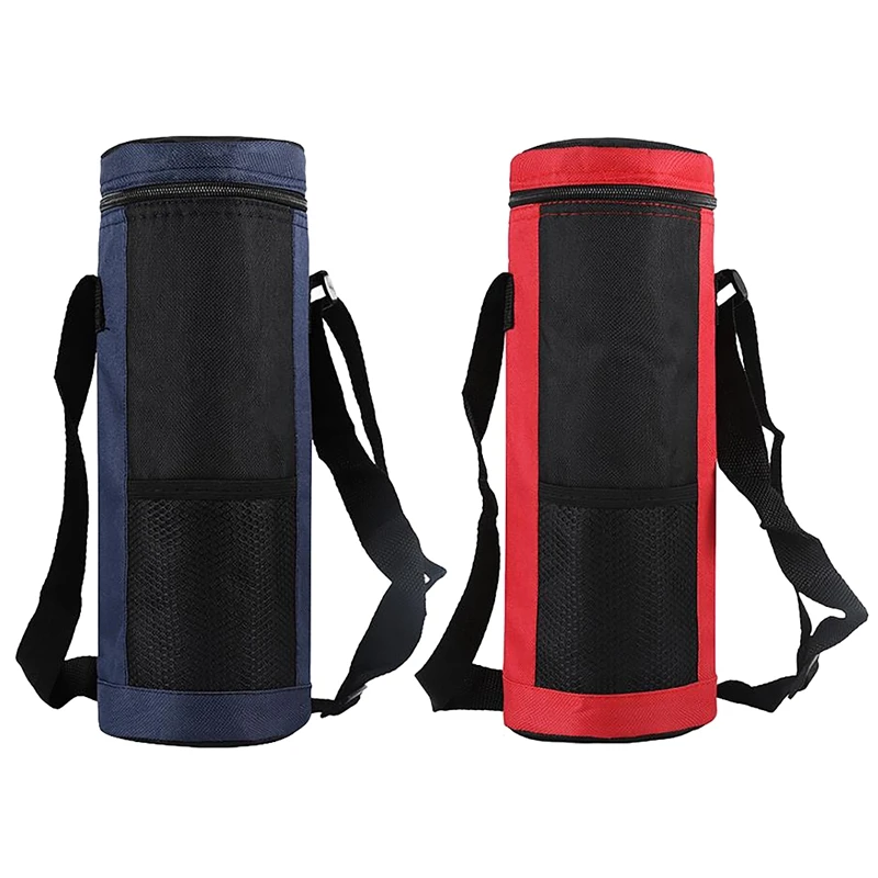 Water Bottle Cooler Tote Bag Universal Water Bottle Pouch High Capacity Insulated Cooler Bag Outdoor Camping Hiking