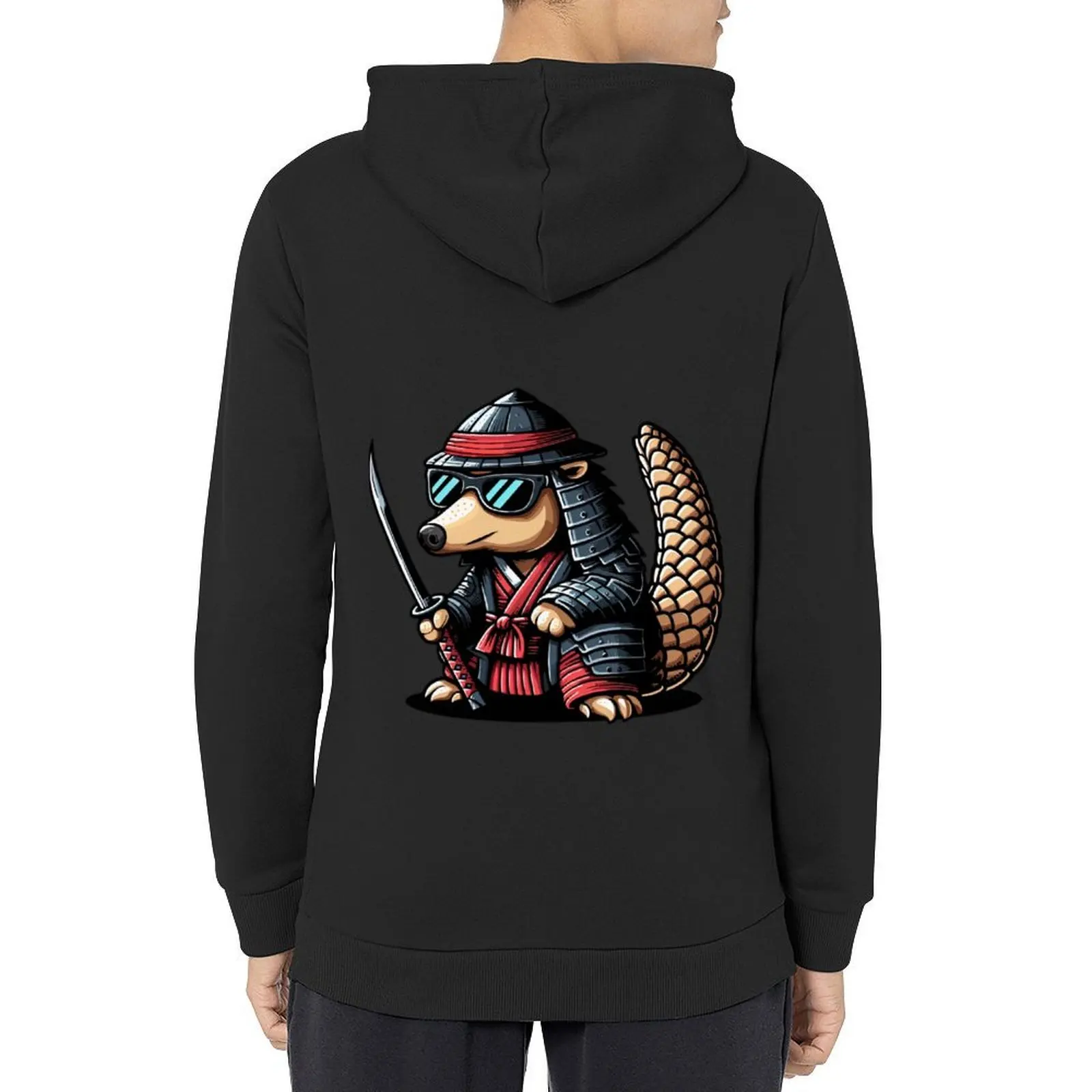 

Warrior Pangolin Ninja Hoodie aesthetic clothing male clothes fashion men autumn tracksuits