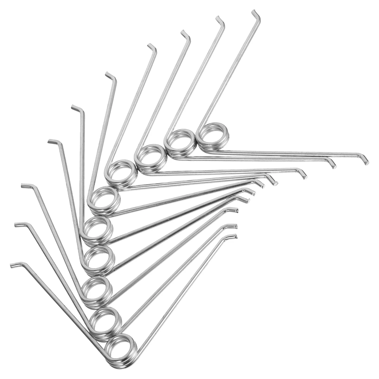 10pcs Pruner Replacement Springs Stainless Steel Strong Durable V Shape Compression Trimming Scissors Garden Shears Spring Parts