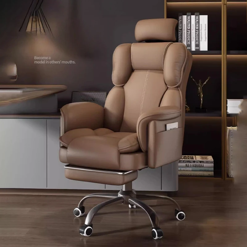 Living Room Office Chair Swivel Accent Luxury Ergonomic Recliner Comfy Computer Chair Gaming Sillas De Oficina Home Furniture