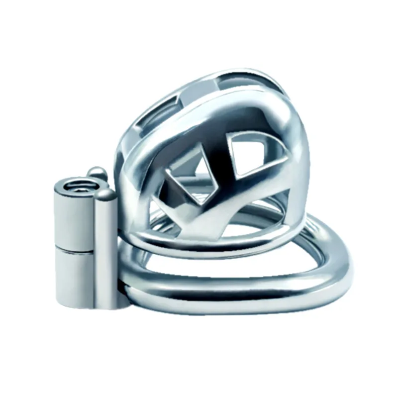 Multi size stainless steel cobra chastity lock for men, screw hidden lock control to prevent escape from the chastity device - view 5