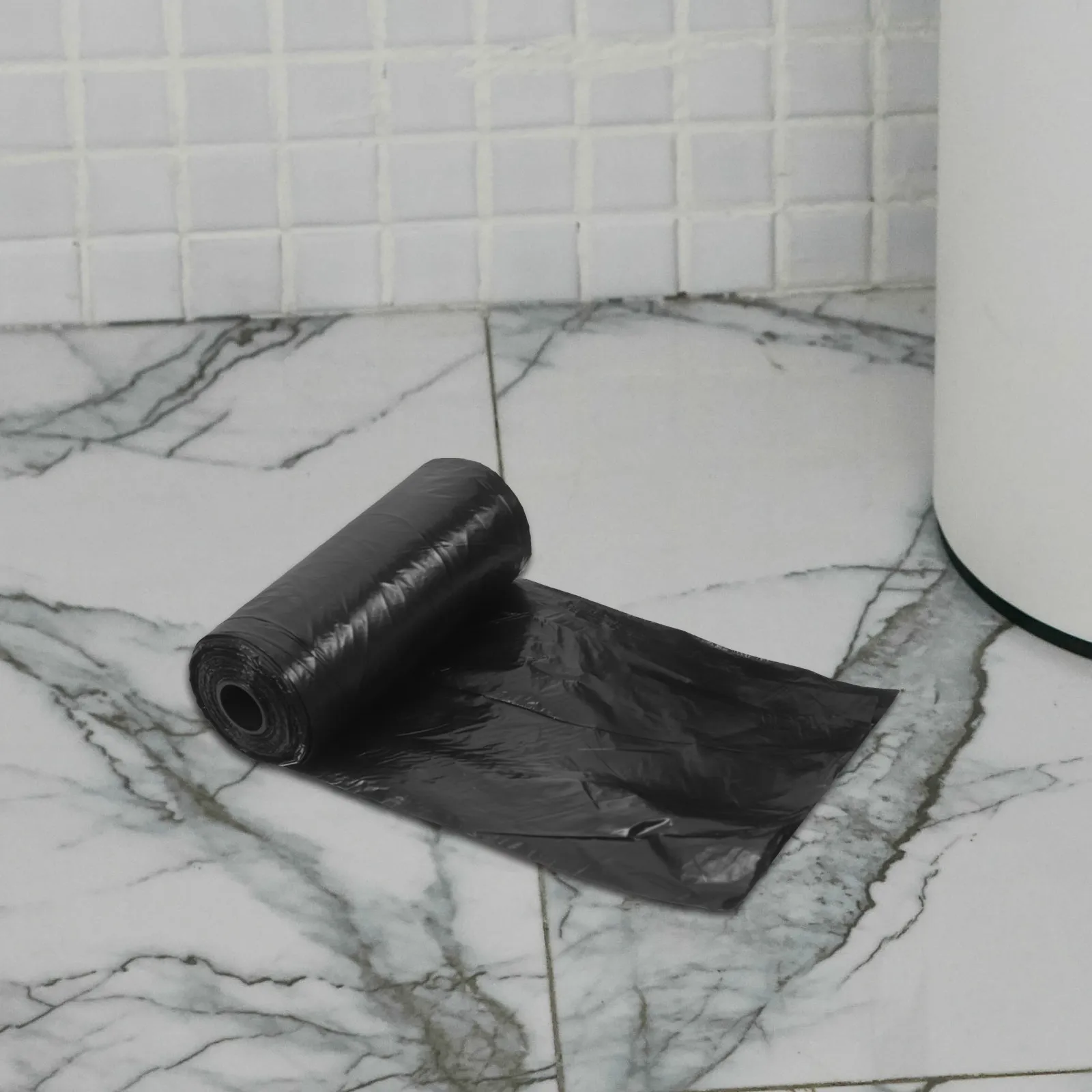100Pcs Mini Garbage Bags Small Trash Bags for Bathroom Office Desk Living Room Bedroom Car Portable Pet Waste Bag Storage Dog