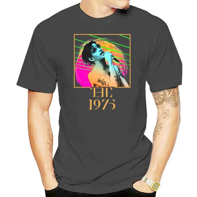 The 1975 Concert Tour date 2020 two side T-Shirt full size Men Shirt Black