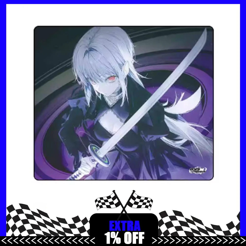 

DYSPHORIA MAKI Glass Mousepad FPS Smooth Speed Mouse Pad Lubricating Layer For TTK APEX CSGO Valorant Pc Accessories Gifts