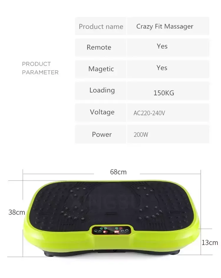 ハイパワーABS振動プレートスマートホーム、Bluetoothフィットネス機器、腹筋強化脂肪電磁石用垂直