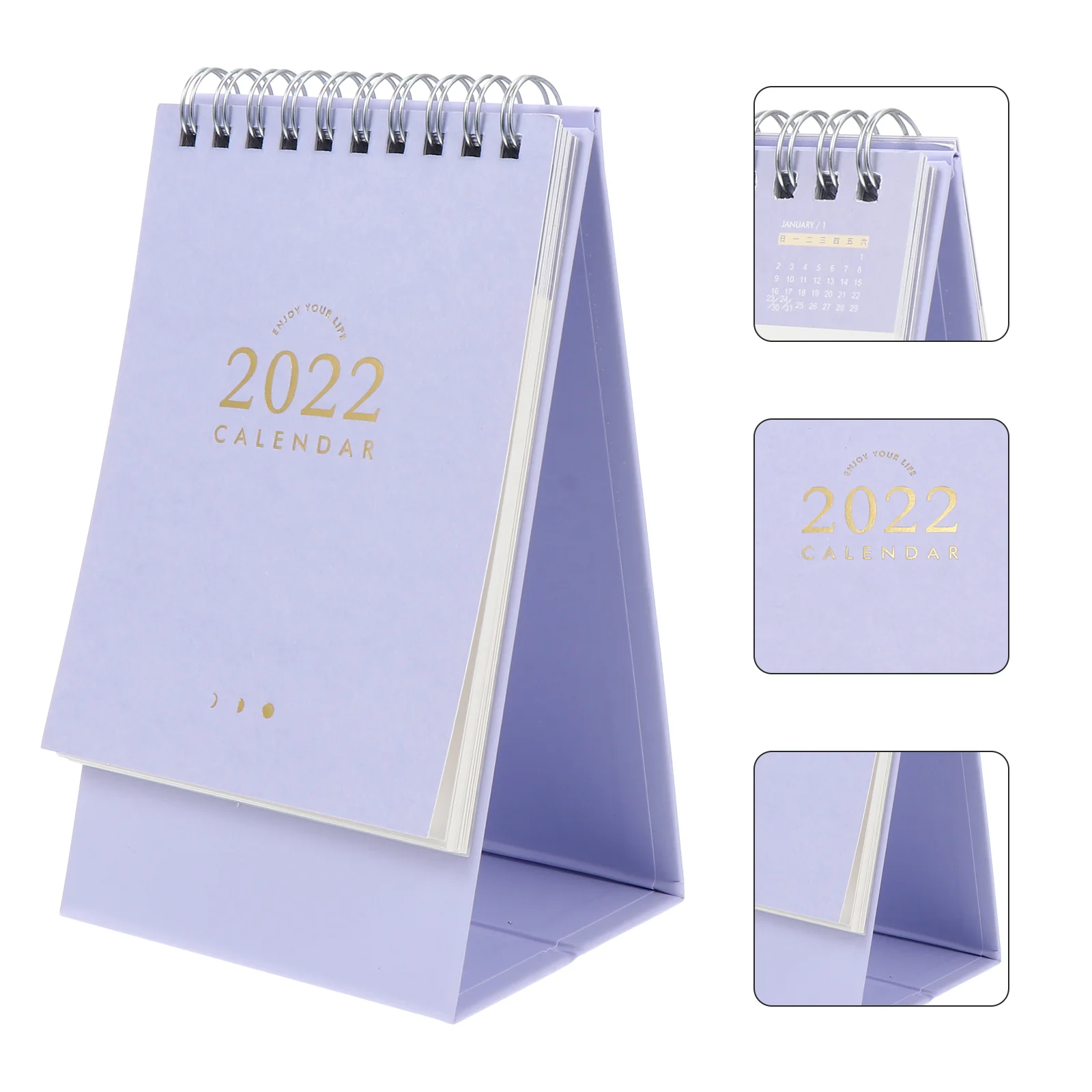 2022 Desk Calendar Daily Pad Calendars Custom Design Stable Bottom Simple Style Great Gift Children Adults Home School Table